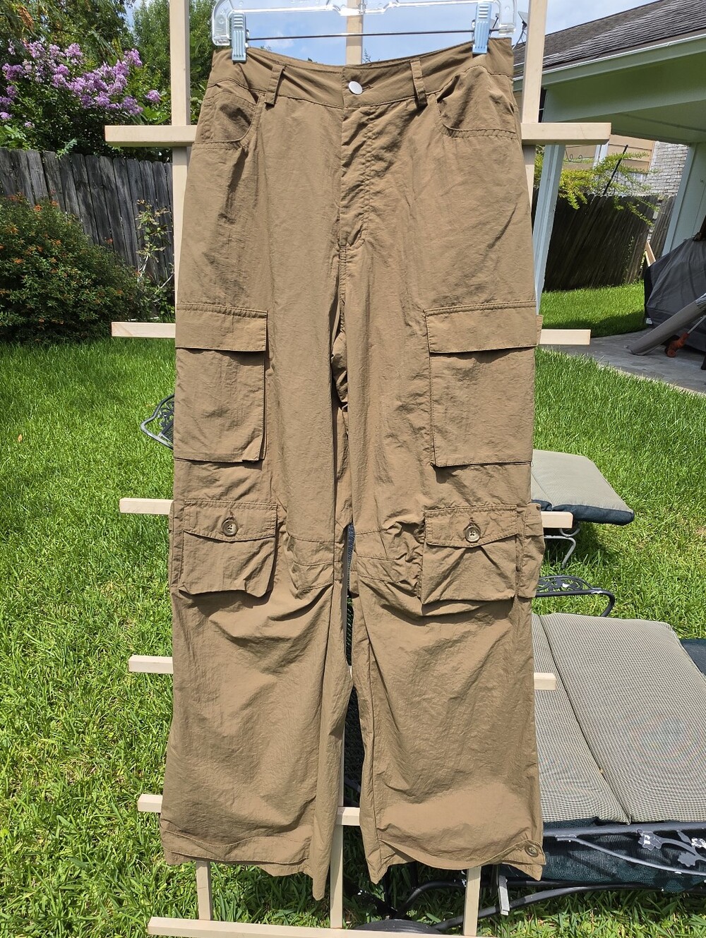 Forever 21 Cargo Pants Tan Medium
